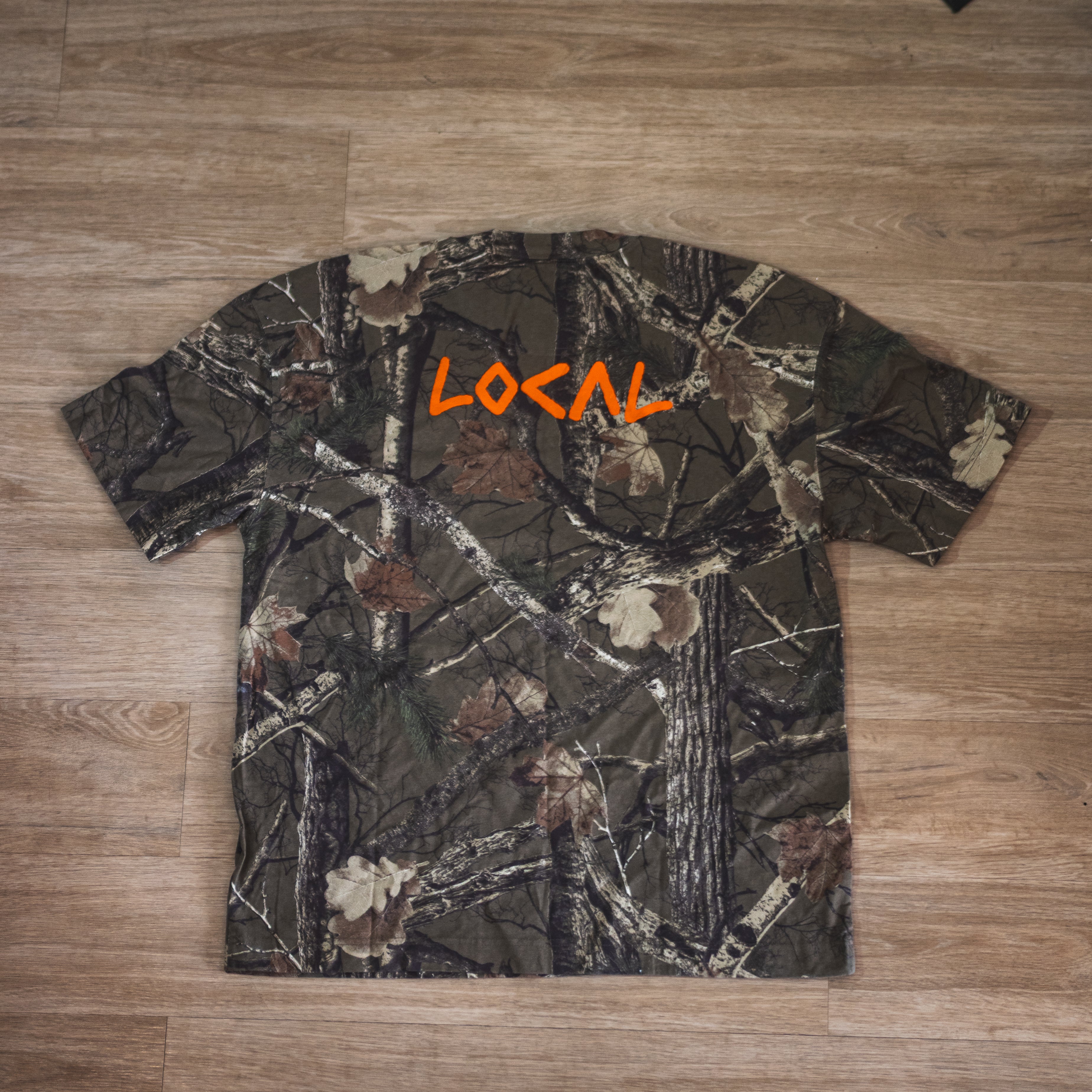 LOCAL OG Print Dark Camo Shirt | Boxy Fit Streetwear T-Shirt